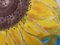 Hand-Painted Sunflower Throw Cushion, Image 4