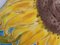 Hand-Painted Sunflower Throw Cushion, Image 6