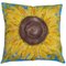 Coussin Fait Main Sunflower Throw Cushion 1