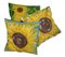 Hand-Painted Sunflower Throw Cushion 2