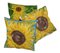 Hand-Painted Sunflower Throw Cushion, Image 2