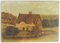 Peinture Maison Naïve du 19ème Siècle, C Marron, 1880s 6