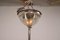 Art Deco Pink Nickel-Plated Chandelier by Franta Anyz, 1920s, Image 9