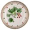 Flora Danica Plate in Hand-Painted Porcelain with Flowers from Royal Copenhagen 1