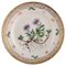 Flora Danica Plate in Hand-Painted Porcelain with Flowers from Royal Copenhagen 1