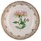 Flora Danica Plate in Hand-Painted Porcelain with Flowers from Royal Copenhagen 1