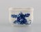 Blue Flower Curved Toothpick Holder, Tea Caddy and Butter Pads from Royal Copenhagen, Set of 7, Image 5