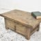 Small Rustic Elm Coffee Table with Drawer 2