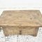 Small Rustic Elm Coffee Table with Drawer 6
