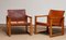 Cognac Leather Model Diana Safari Armchairs by Karin Mobring for Ikea, Set of 2 3