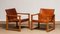 Cognac Leather Model Diana Safari Armchairs by Karin Mobring for Ikea, Set of 2, Image 8