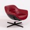 277 Auckland Red Leather Lounge Chair by Jean-marie Massaud for Cassina, 2005 2