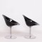 Chaises Ero / S Noires par Philippe Starck pour Kartell, Set de 2 3