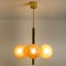 Molecular Chandelier with Six Smoked Hand Blown Glass Globes from Kaiser, Image 5