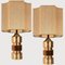 Large Bitossi Lamps from Bergboms with Custom Made Shades by Rene Houben, Set of 2 13