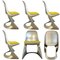 Metallic Ostergaard Space Age Chairs, 1970s, Set of 6, Image 2
