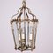 Early 20th-Century Italian Glass and Gilt Bronze Lantern, Image 3