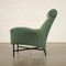Armchair in Metal, Brass & Fabric, 1960s 10