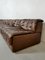 Modulares Vintage Modell DS 11 Braunes Patchwork Sofa von de Sede 8