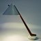 White Metal and Teak B54 Table Lamp by Hans Agne Jakobsson, 1950s, Sweden, Image 4