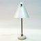 White Metal and Teak B54 Table Lamp by Hans Agne Jakobsson, 1950s, Sweden 8