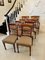 19th Century Inlaid Mahogany Dining Chairs, Set of 8 9