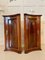 Antique Mahogany Inlaid Shaped Nightstands, Set of 2 8