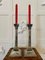 Antique Silver Plated Corinthian Candlesticks, Set of 2, Image 2