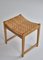 Scandinavian Modern Stool in Oak and Rattan Cane by Peter Hvidt & Orla Mølgaard-Nielsen for Søborg Møbelfabrik, 1960s 5