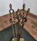 Italian Three-Piece Brass Acorn Fire Tool Set with Stand, 1960s, Image 3