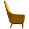 Mid-Century Mustard Colored Lounge Chair from S.M. Wincrantz 1