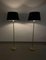 Lampadaires Modernes Scandinaves en Laiton de Enco, 1970s, Set de 2 2