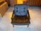 Leather Hunter Chair by Torbjorn Afdal for Bruksbo, 1960s 4