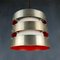 Vintage Metal Pendant Lamp from VEB, 1960s 2