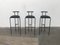 Vintage Italian Postmodern Tokyo Barstools by Rodney Kinsman for Bieffeplast, 1980s, Set of 3 19