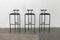 Vintage Italian Postmodern Tokyo Barstools by Rodney Kinsman for Bieffeplast, 1980s, Set of 3, Image 1