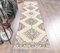 3x13 Antique Turkish Oushak Handmade Neutral Wool Runner Rug, Image 3