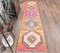 3x12 Vintage Turkish Oushak Handmade Colorful Wool Runner Rug 3