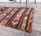 3x12 Vintage Turkish Oushak Handmade Wool Kilim Runner Rug 7