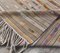 Tapis Kilim Vintage 4x4 Oushak Fait Main en Laine, Turquie 6