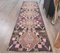 Tapis Kilim Runner Vintage en Bois de Kilim Oushak, Turquie, 3x12 3