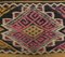 2x9 Vintage Turkish Oushak Handmade Wool Kilim Runner Rug 6