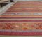 5x10 Vintage Turkish Kilim Oushak Handmade Area Rug in Orange 4