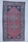 4x7 Vintage Turkish Oushak Handmade Wool Oriental Carpet 1