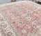 Handgeknüpfter türkischer Vintage Oushak Teppich aus Wolle mit 9x13 Feldern 4