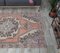 4x7 Vintage Turkish Oushak Handmade Wool Carpet in Orange, Image 4