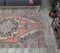 Tapis Oishak 4x7 Vintage Fait Main en Laine Orange, Turquie 4