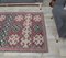 4x7 Vintage Turkish Eclectic Oushak Handmade Wool Carpet 4