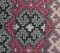 4x7 Vintage Turkish Eclectic Oushak Handmade Wool Carpet 5