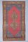 Tapis Oyshak 4x7 Vintage Fait Main en Laine, Turquie 1